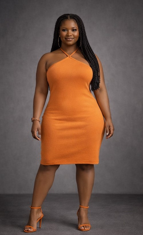 IND-019-ISM Robe Dos Nu & Silhouette Courbe