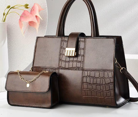 SAC Combo Madame la Directrice & Effet Croco Prestige